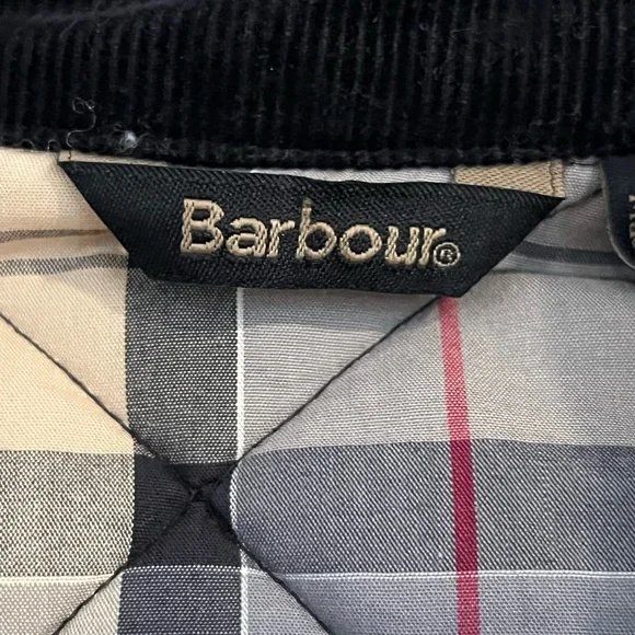 Barbour Black Quilted Puffer Jacket - Picture 3 of 9